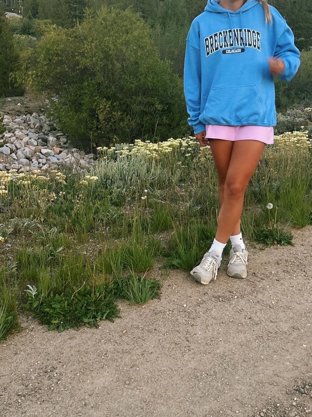 Breckenridge Colorado Carolina Blue Hoodie